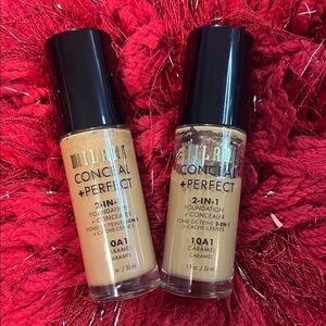 🌺 MILANI Conceal + Perfect 2-IN-1 Foundation + Concealer 10A1 Caramel NEW BONUS